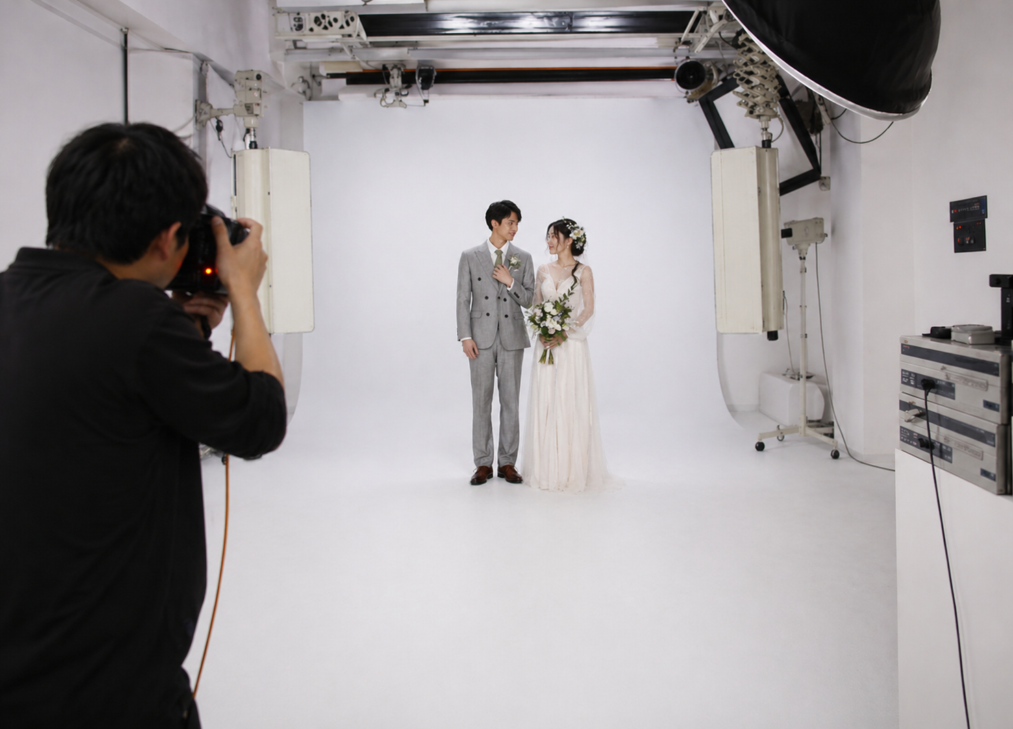 スタジオ撮影風景